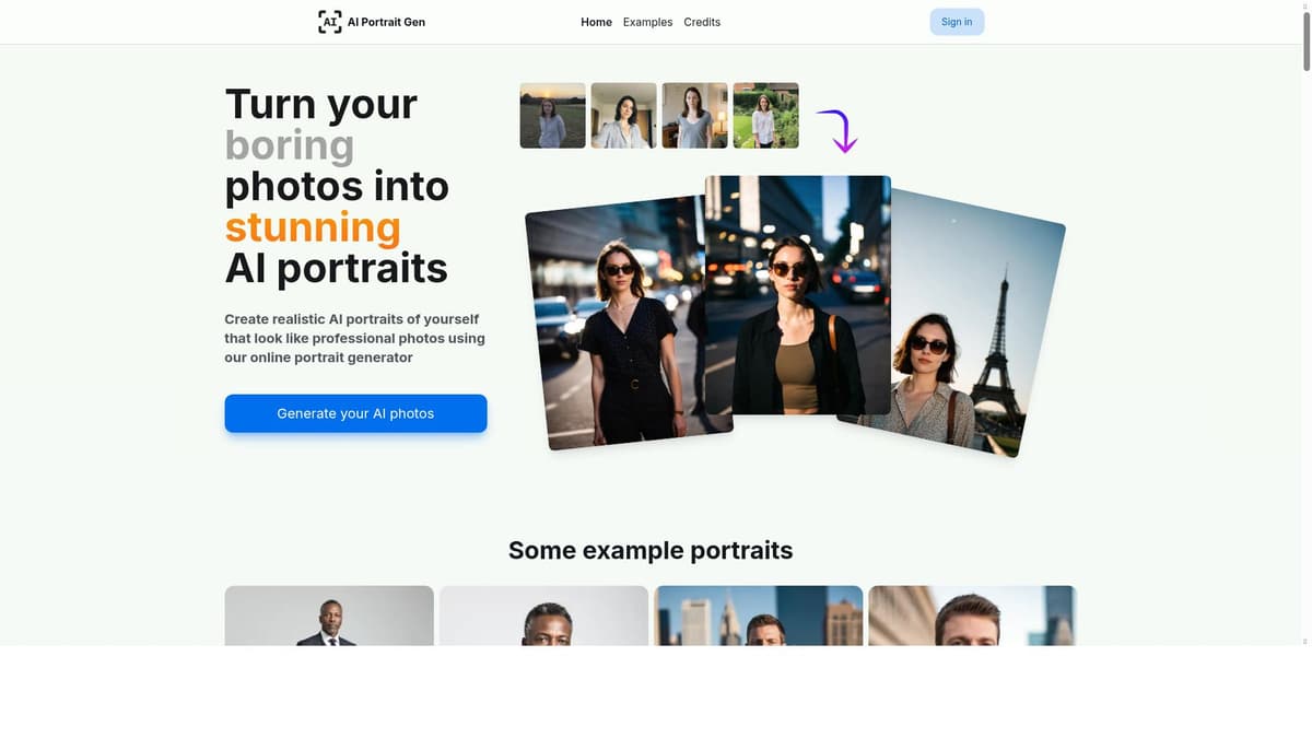 AI Portrait Gen
