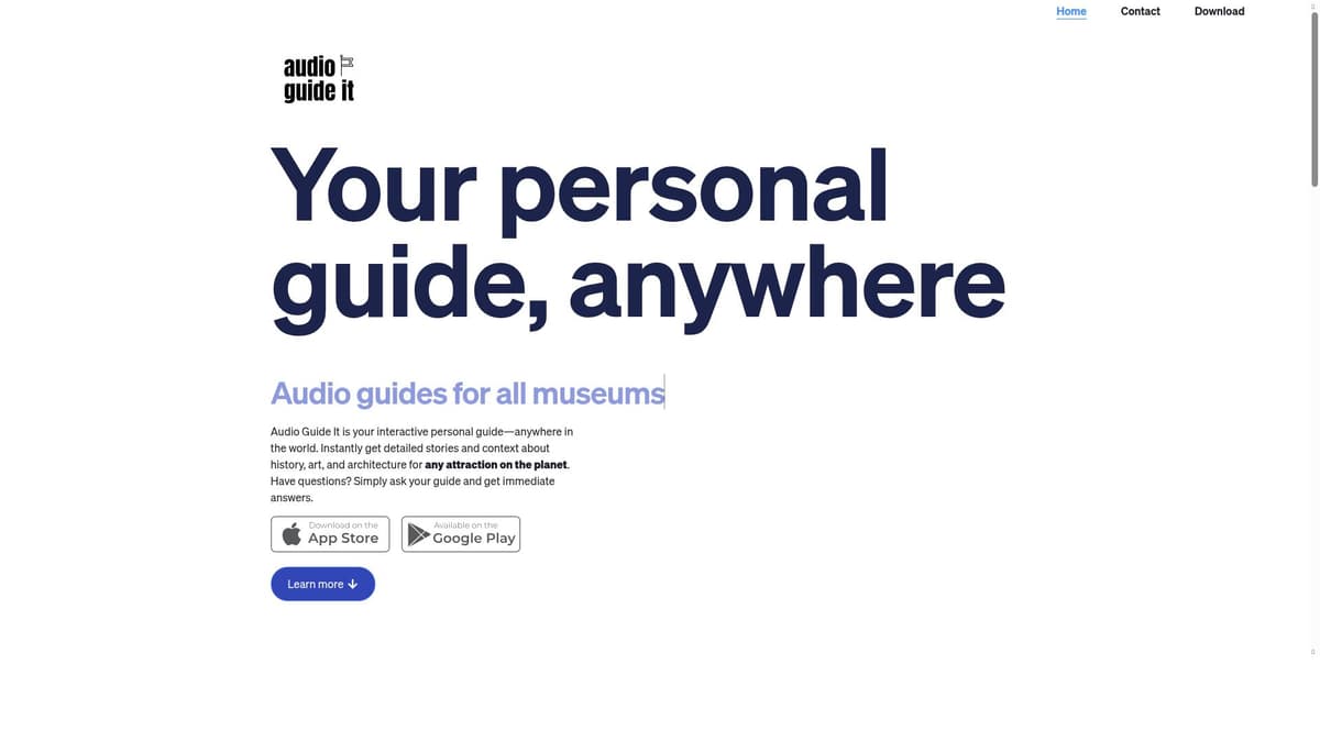 Audio Guide It