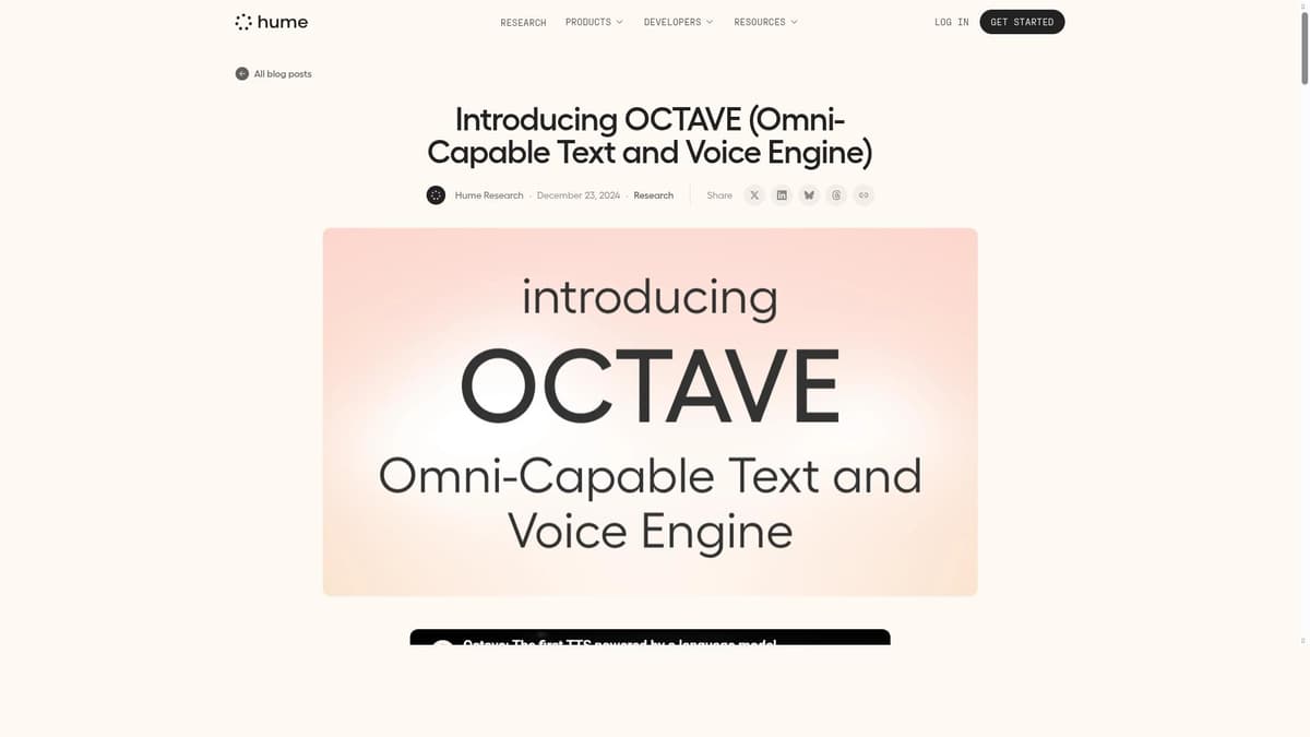 Hume OCTAVE