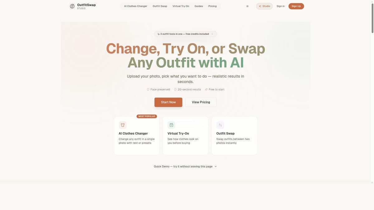 OutfitSwap Studio