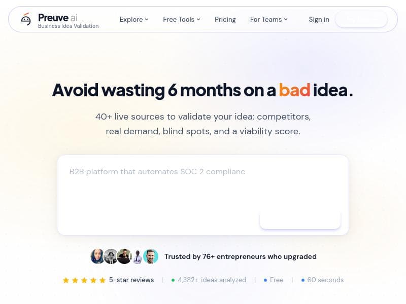 Test Your Idea