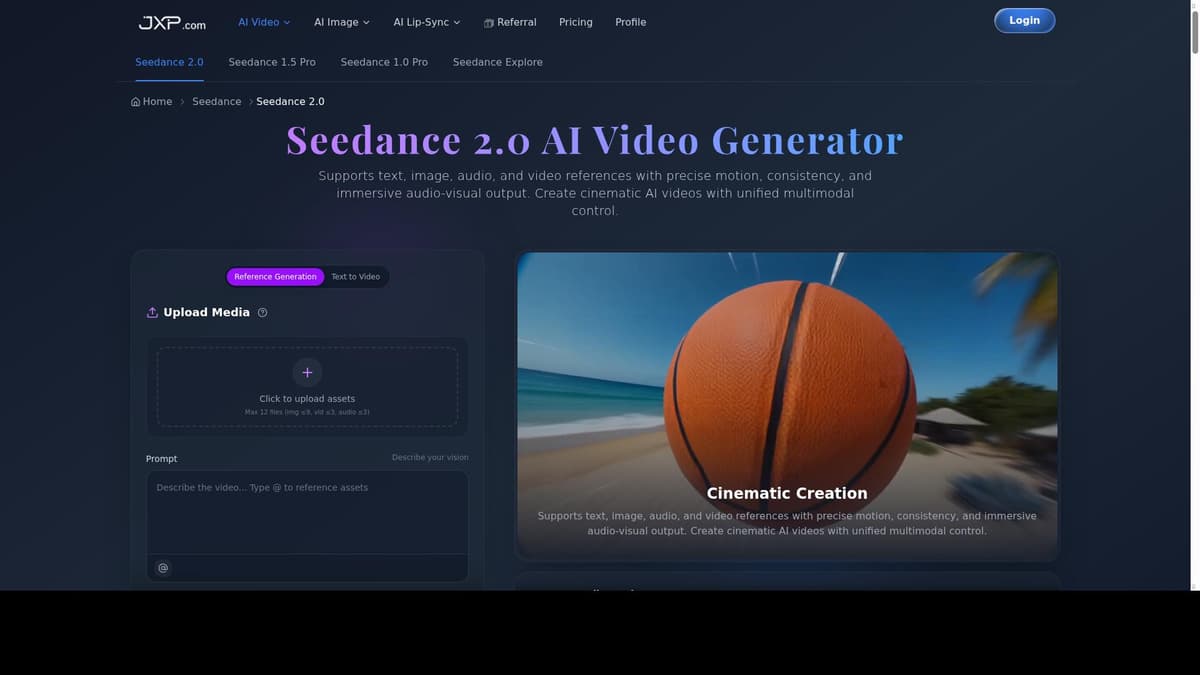 Seedance 2.0 AI